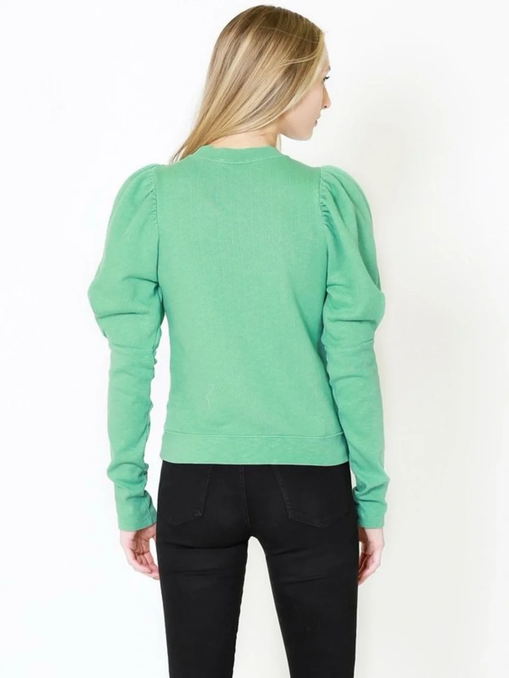 Ulla Johnson Philo Sweatshirt Turquoise Size S